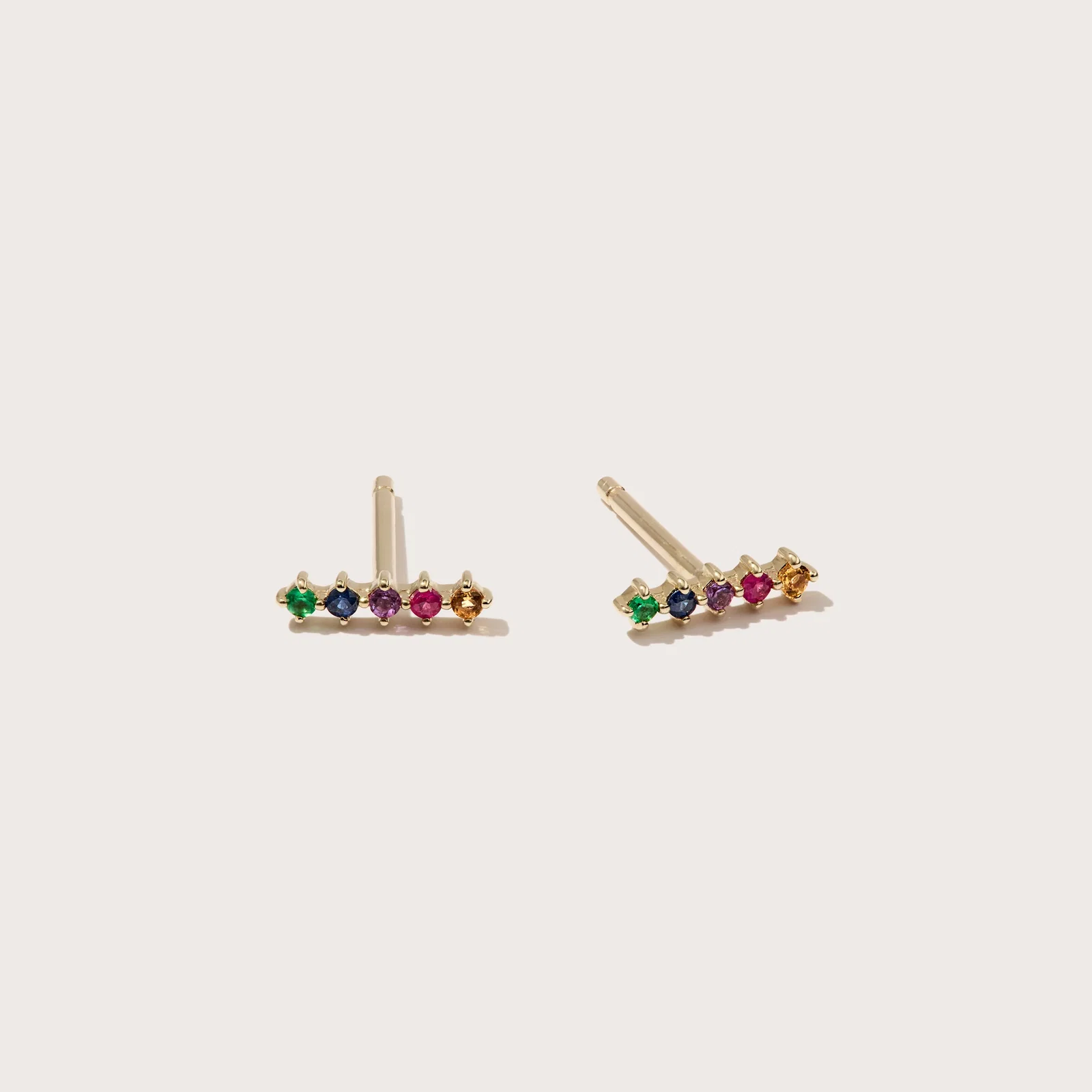 Image of Rainbow Bar Studs