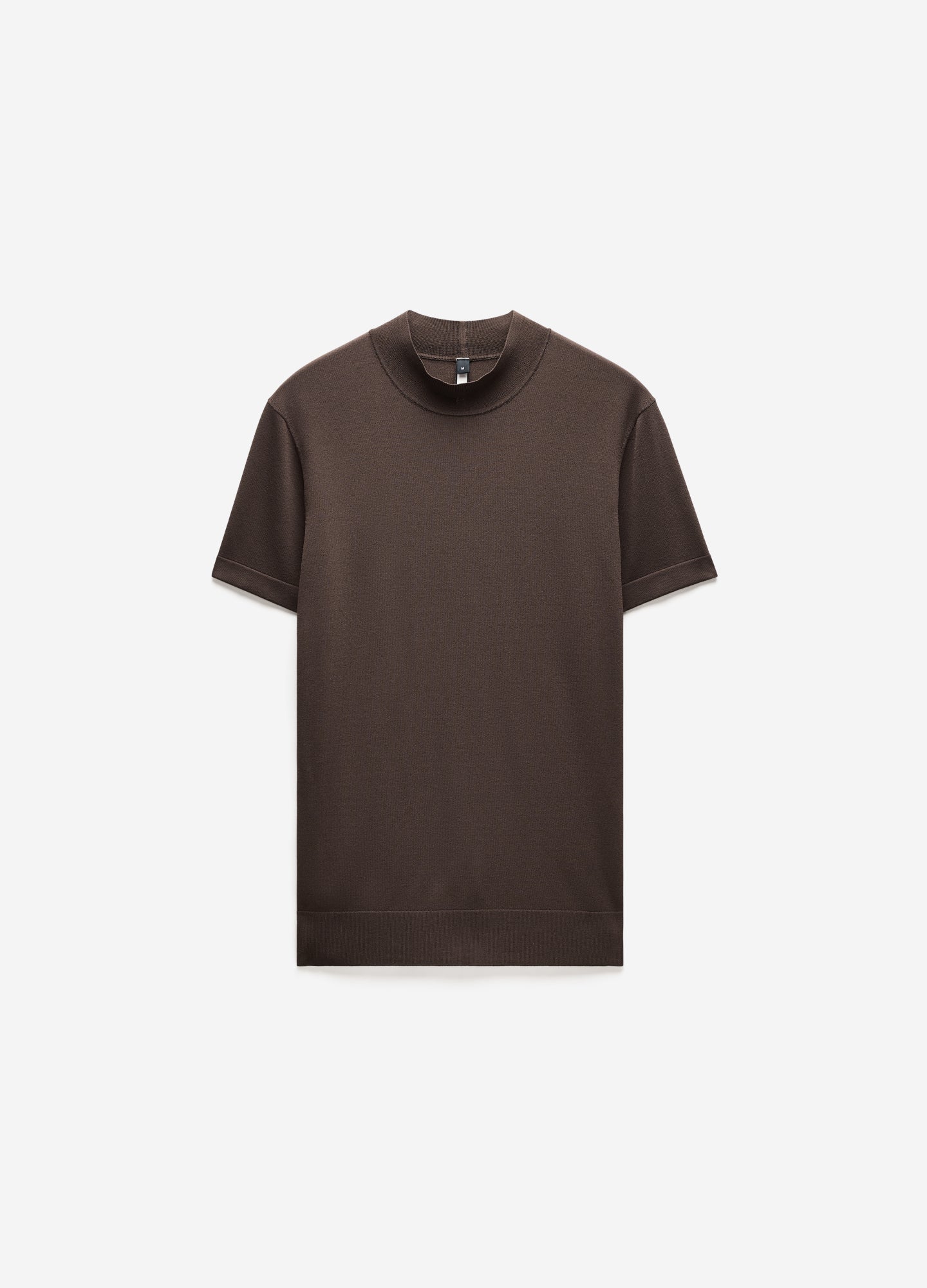 Image of Slim Tech Knit T-shirt Mocha