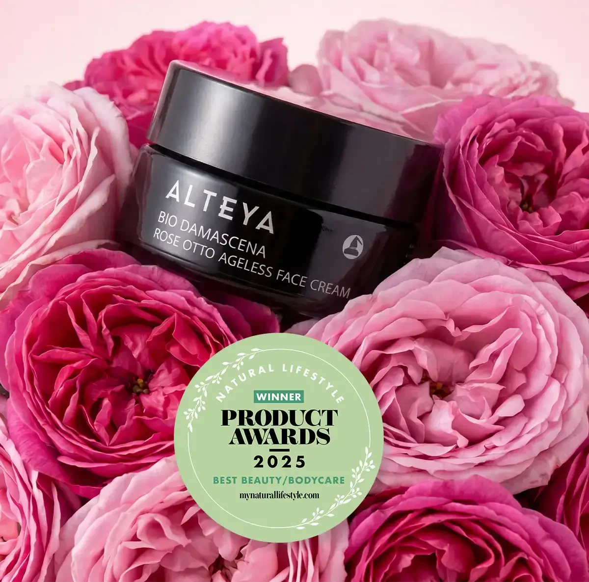 Bio Damascena Organic Ageless Rose Otto Face Cream - Award