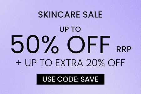 Skincare: Up to 50% Off + Up to Extra 20% Off 