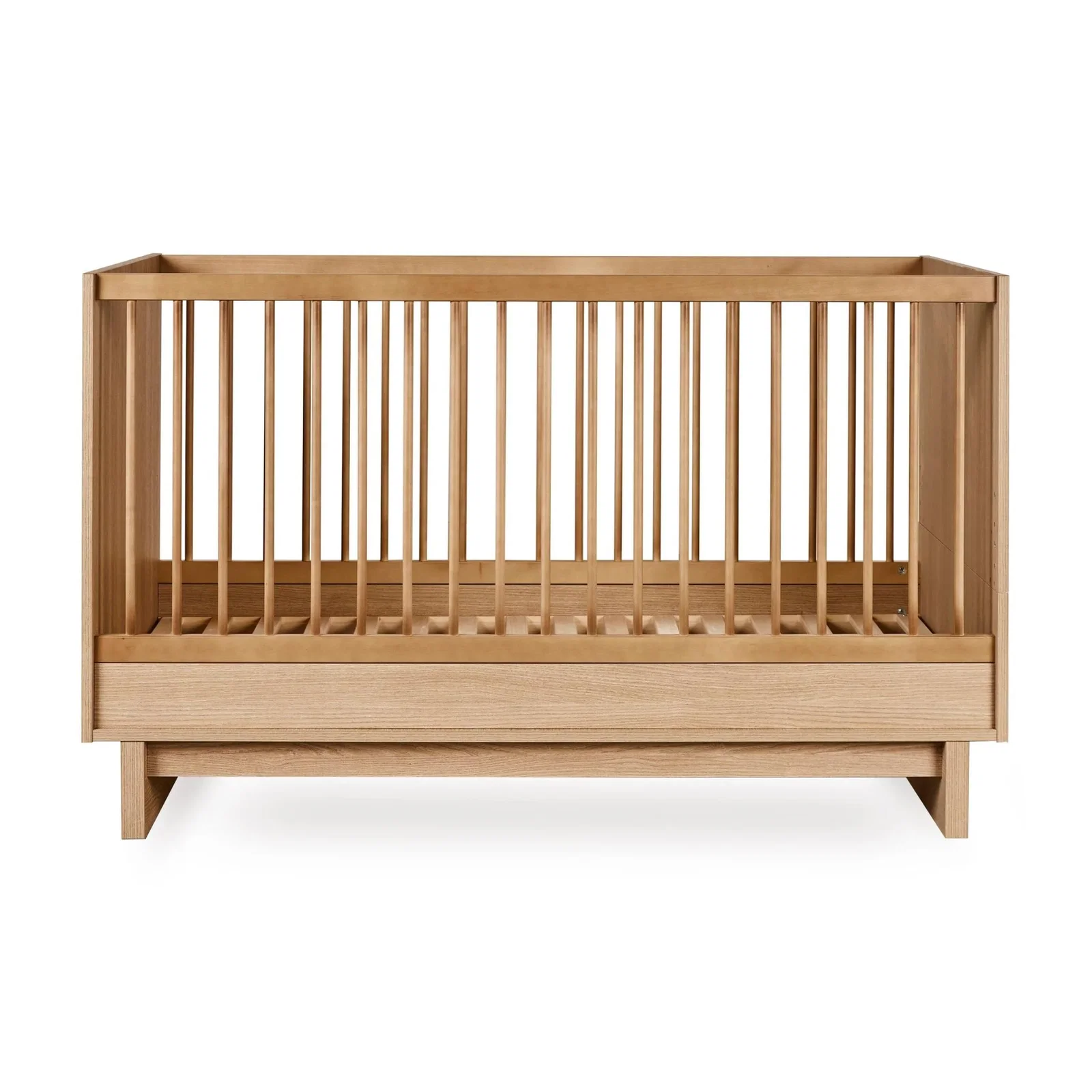 Image of Quax Kyo Convertible Cot Bed 140 x 70cm - Honey Ash