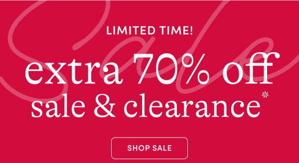 70% off sale & clearance