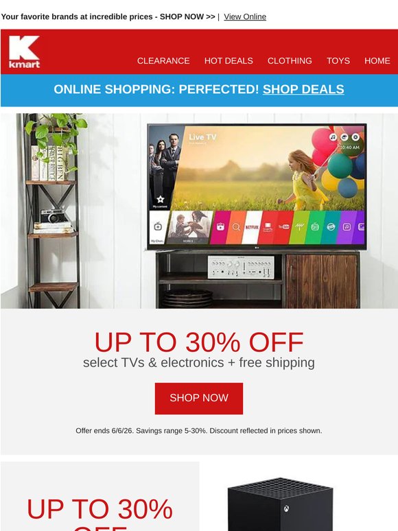 Huge Savings on TVs, Appliances, Jewelry and More!