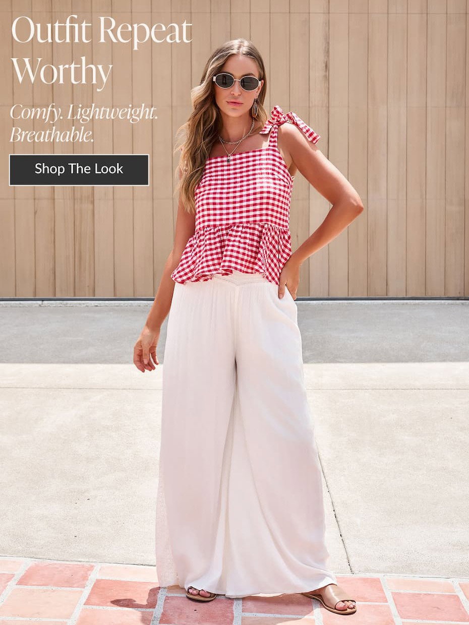 Outfit Repeat Worthy. Comfy. Lightweight. Breathable. Shop the look.