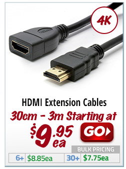 HDMI Extension Cables 50 to 60 percent off