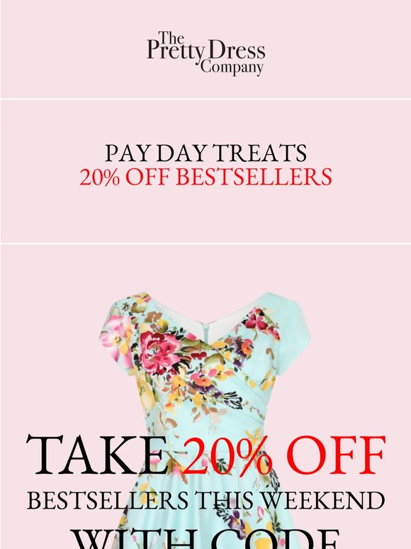 20% Off Bestsellers | Pay Day Treats ⭐️
