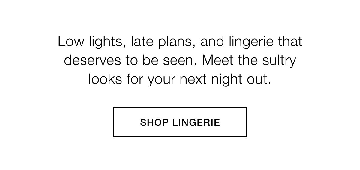Shop Lingerie