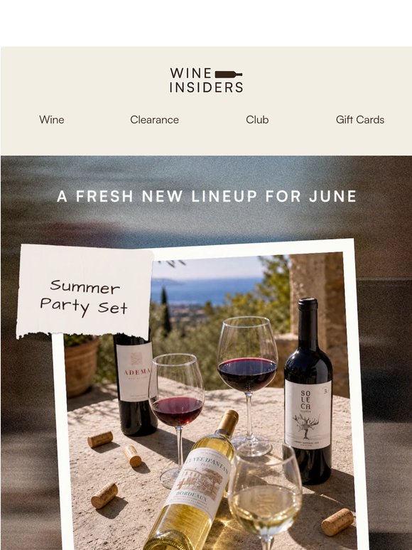 Your June Wine Reset: 12 Bottles for $109.99