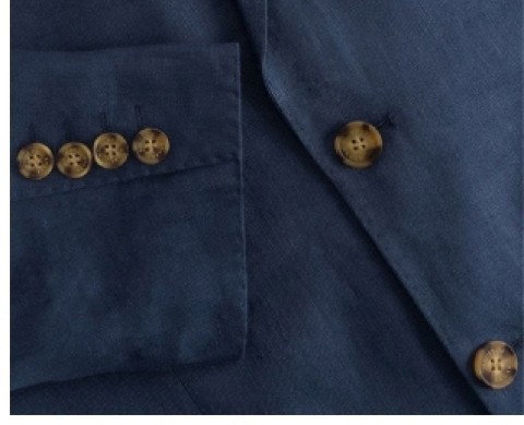 Men's Linen Double Breasted Jacket