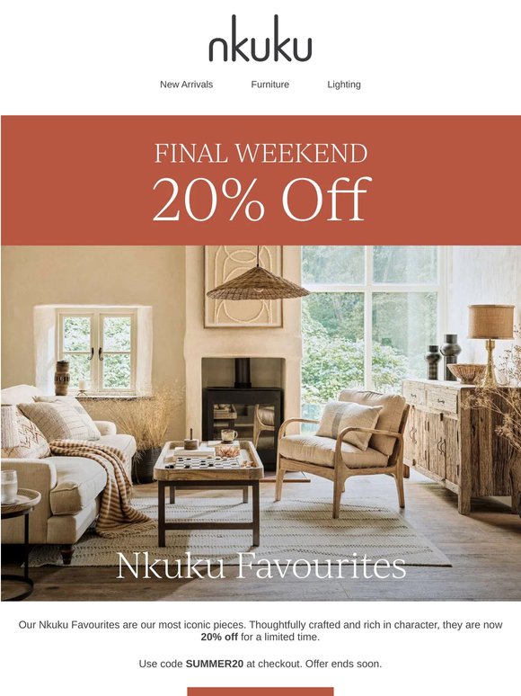 20% Off Summer Favourites