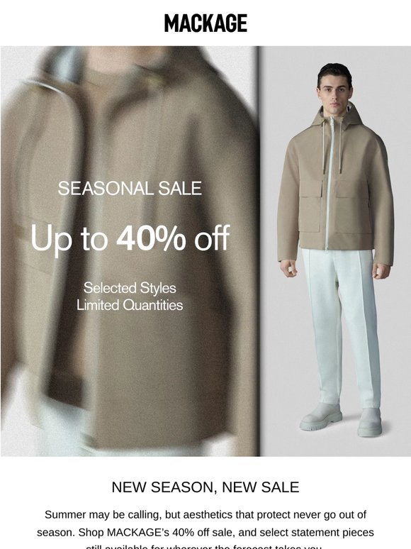 Sale Into Summer. Shop Markdowns Now.