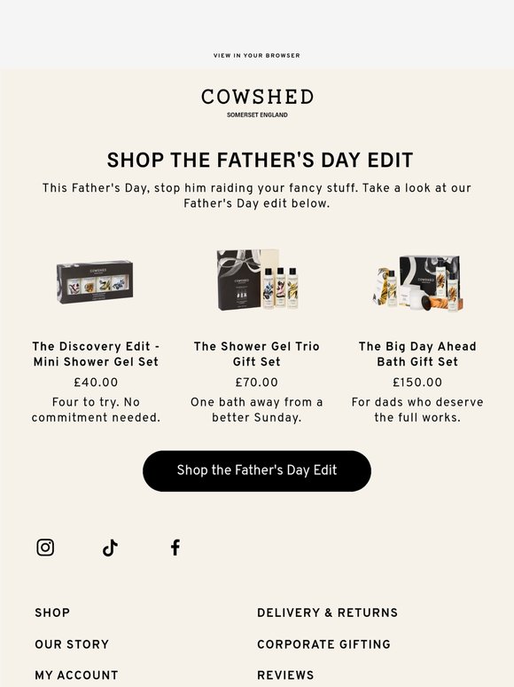 Get him his own this Father's Day
