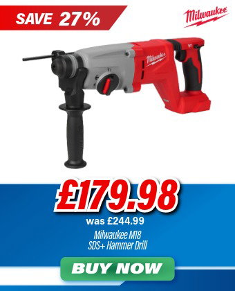 Milwaukee M18 18V SDS+ Hammer Drill - Body Only