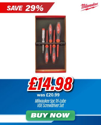 Milwaukee Tri-Lobe VDE Screwdriver SET -5pcs