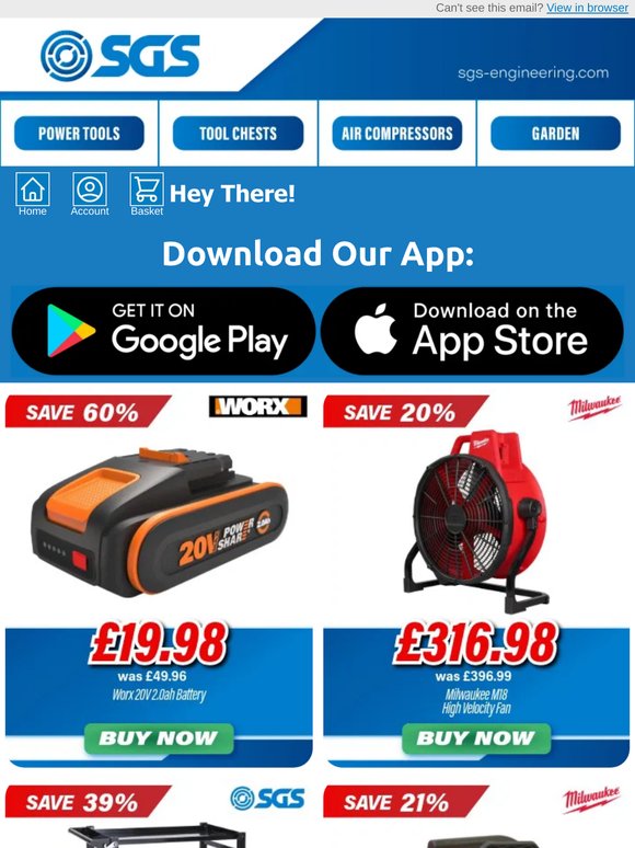Save Up To 50% On 600+ Lines In SGS Clearance