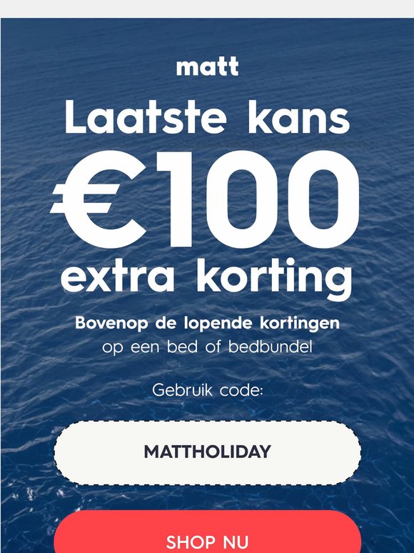 Laatste kans!