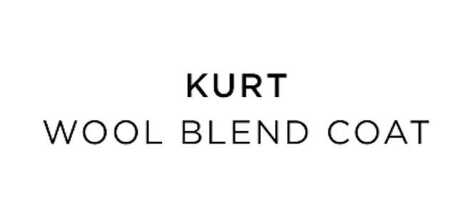 Kurt Wool Blend Coat