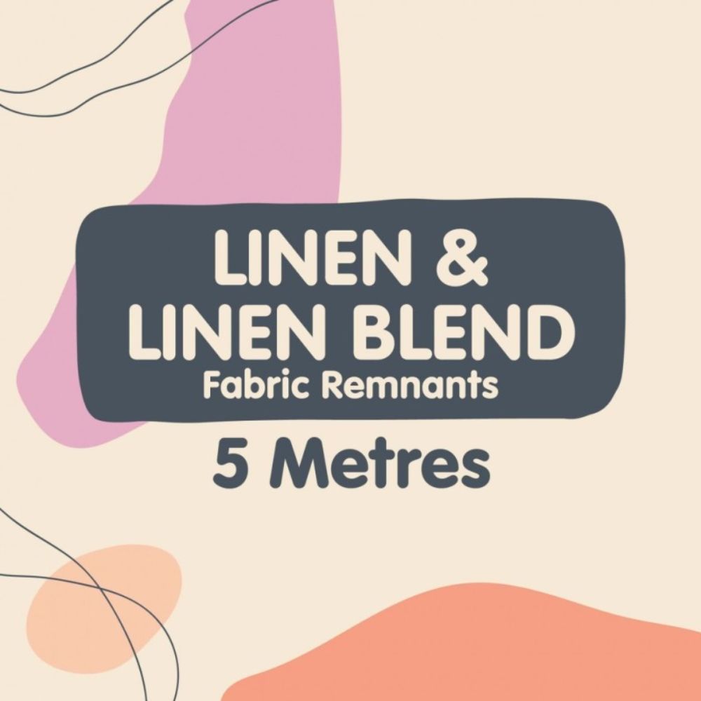 Fabric Remnants Linens & Linen Blends 5mt
