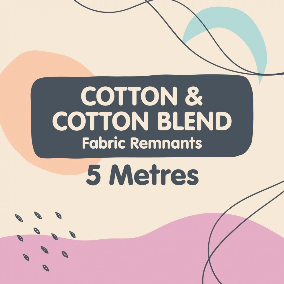 Fabric Remnants Cottons & Cotton Blends 5mt