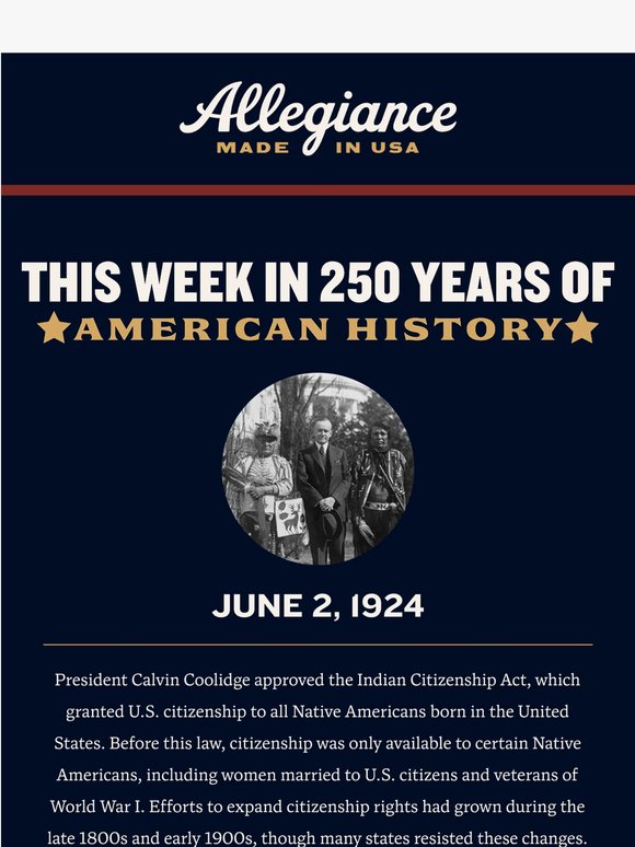 This Week In 250 Years Of American History