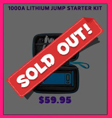 1000A Lithium Jump Starter Kit - Sold Out