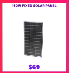 160W Fixed Solar Panel