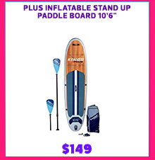 Plus Inflatable Stand Up Paddle Board 10’6