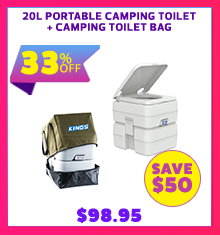 20L Portable Camping Toilet + Camping Toilet Bag