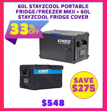 60L Stayzcool Portable Fridge/Freezer MKII + 60L Stayzcool Fridge Cover