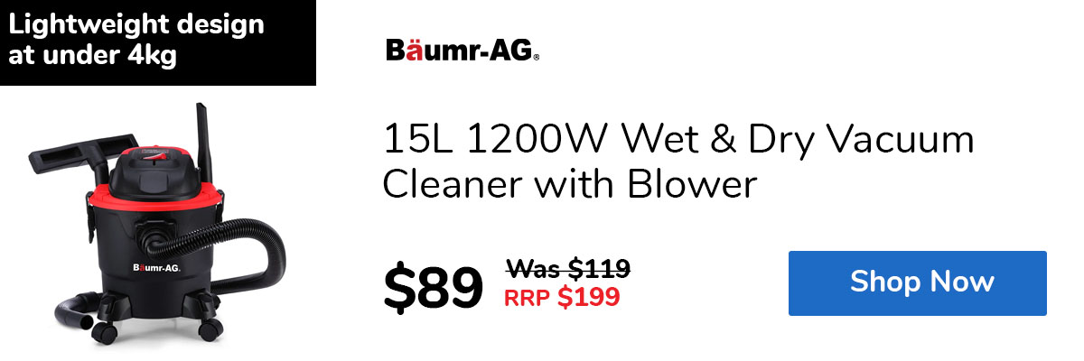 15L 1200W Wet & Dry Vacuum Cleaner with Blower