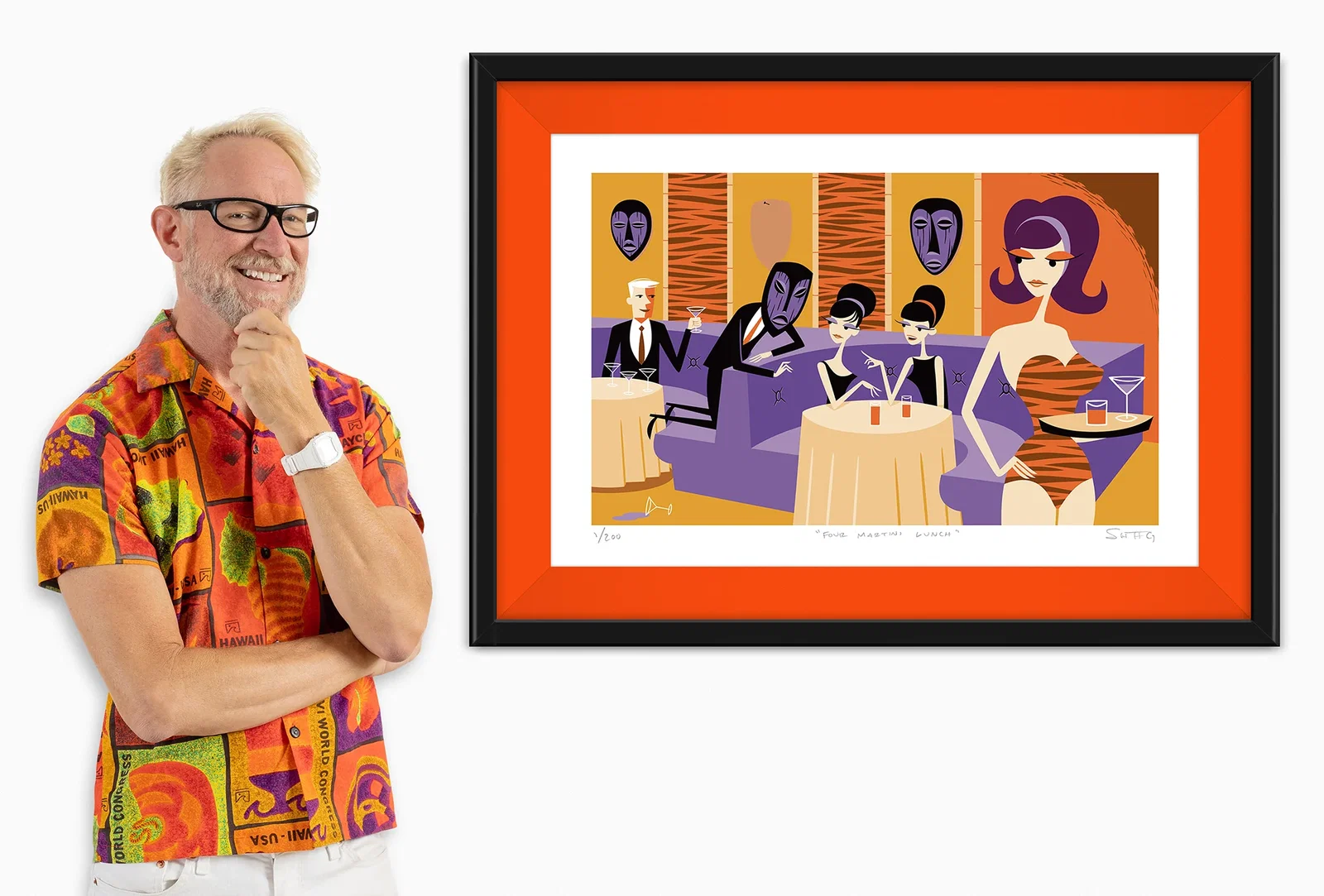 Image of "Four Martini Lunch" Fine Art Print