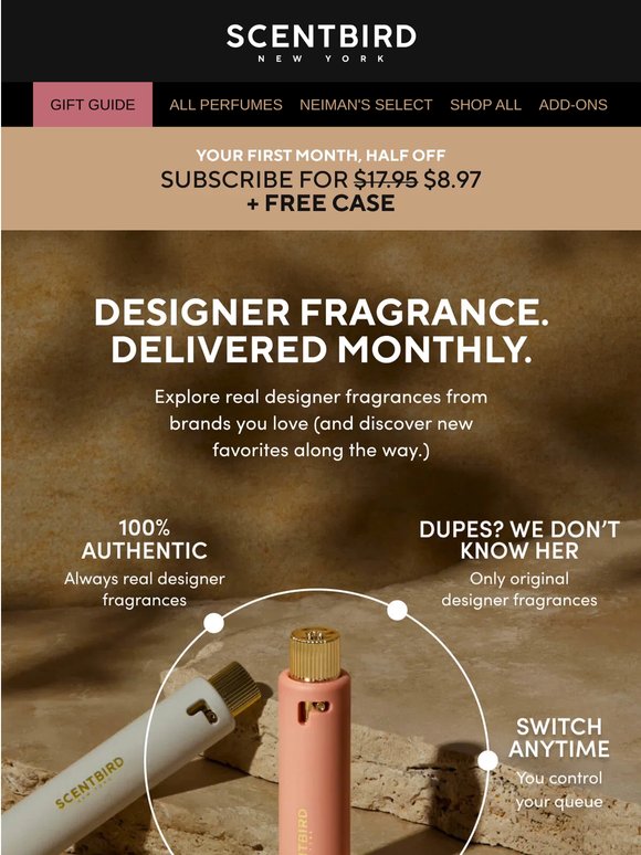 Click to Activate: 50% off Designer Fragrances