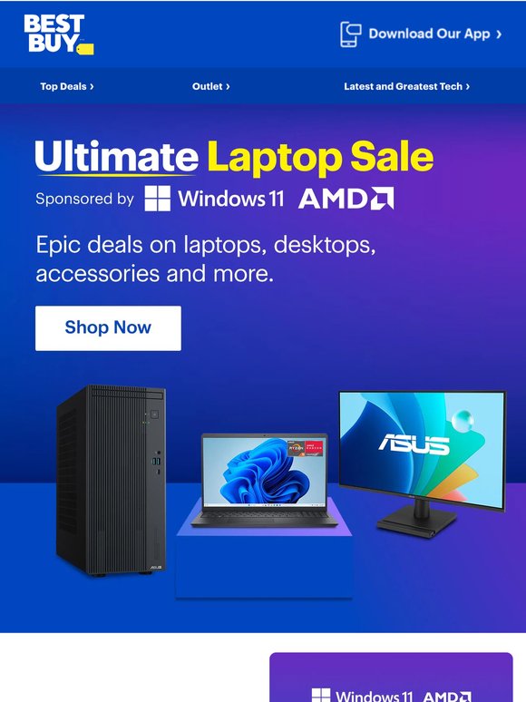 The Ultimate Laptop sale is on now! 💻