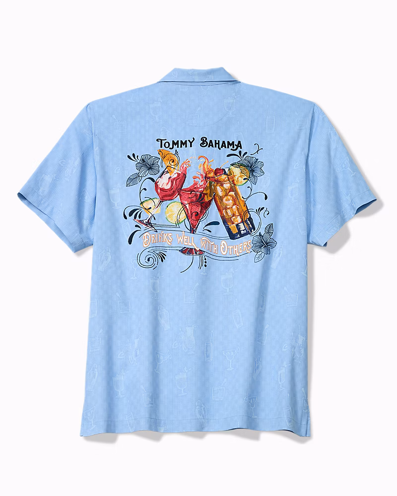 Image of Drinks Well With Others Silk Camp Shirt