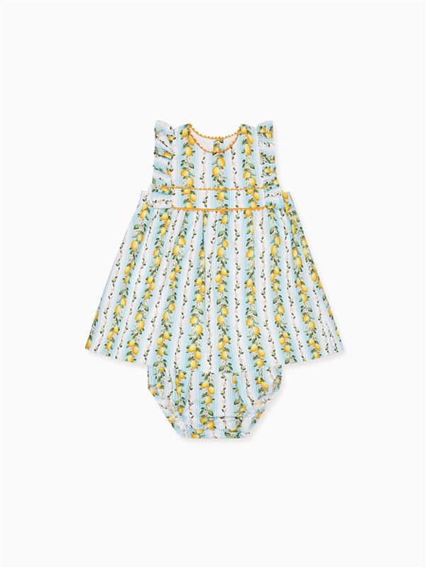 Image of Blue Garland Limon Baby Girl Set