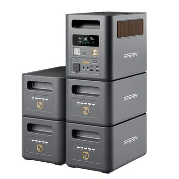 [EU Direct] AFERIY P180 Pro 1800W Portable Power Station & Expansion Battery 1024Wh-5120Wh Large Capacity Solar Generation APP Bluetooth Control 36min Fast Recharge <10ms UPS Seamless Backup Power For Household Camping RV Car , Nomad1800 Pro