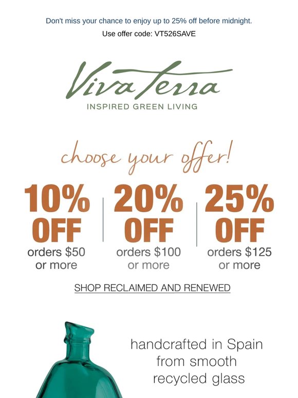 Weekend Savings End Tonight