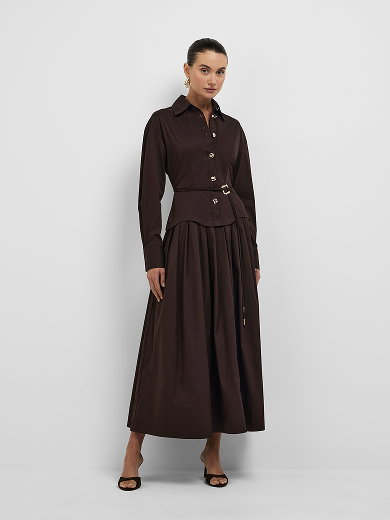 Aneska Midi Shirt Dress