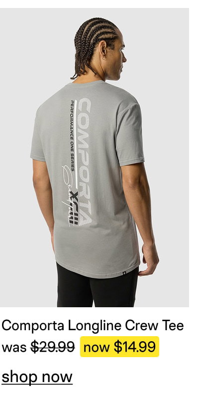 Light Grey Comporta Longline Crew Tee