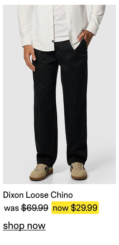 Black Dixon Loose Chino