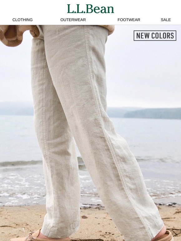 Everyday Linen Pants with Comfy Pull-on Style