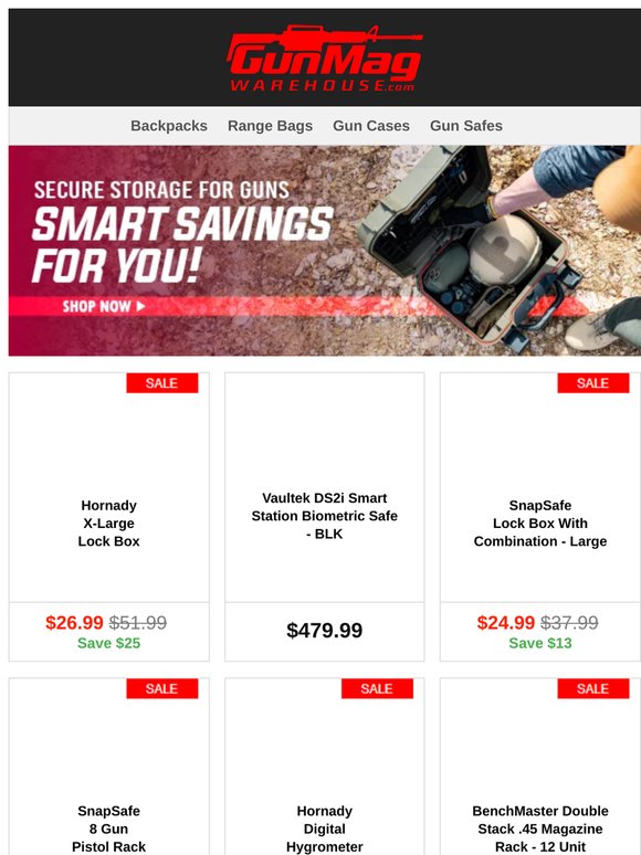 Stack It, Load It, Secure It | Hornady X-Large Lock Box for $27