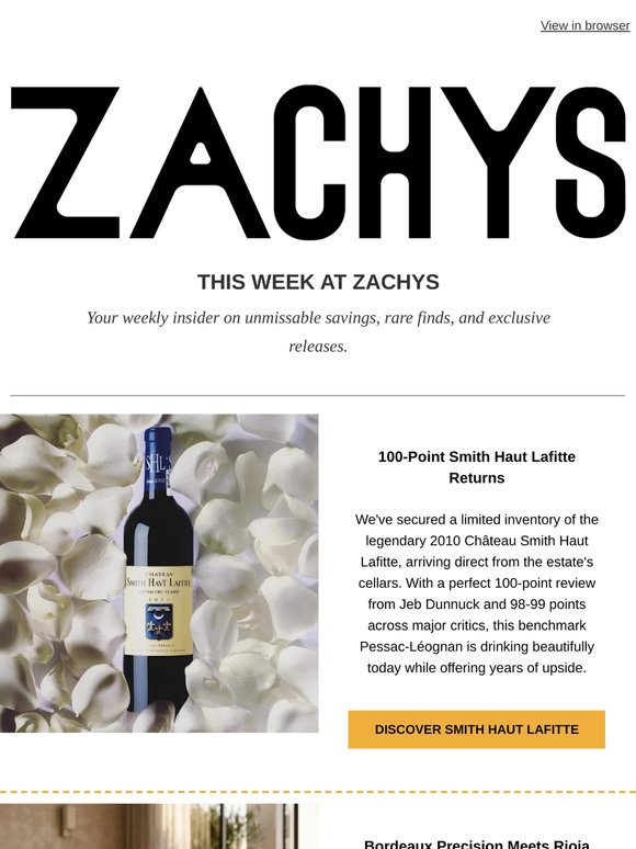 100 Points, New Arrivals, a Rioja to Watch & More