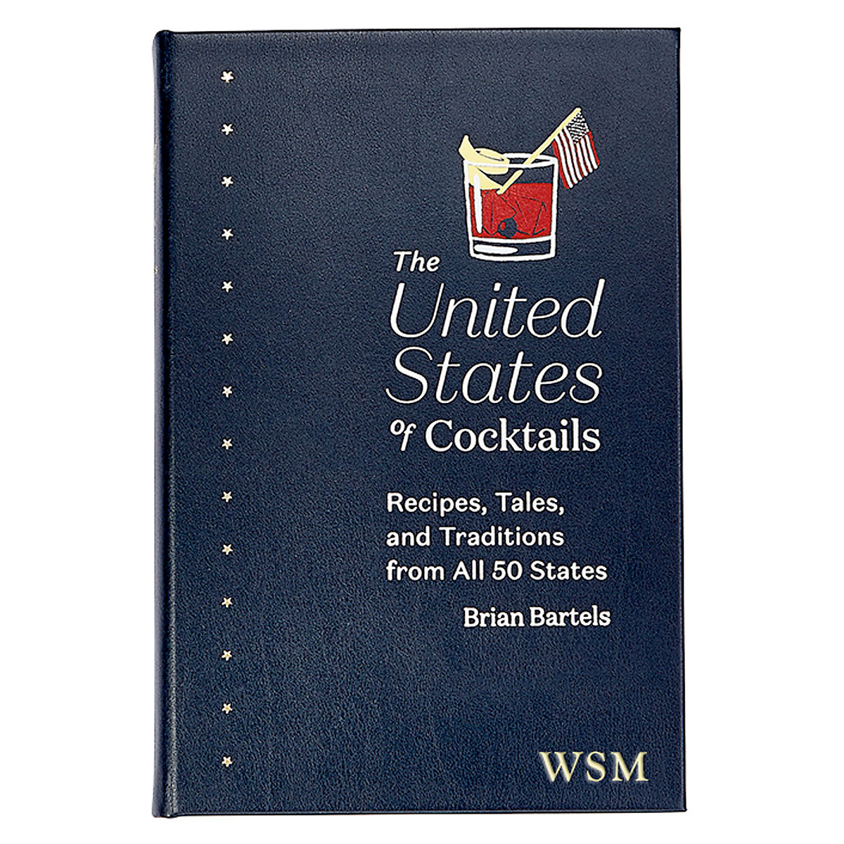 Image of The United States of Cocktails Personalized Leather-Bound Book