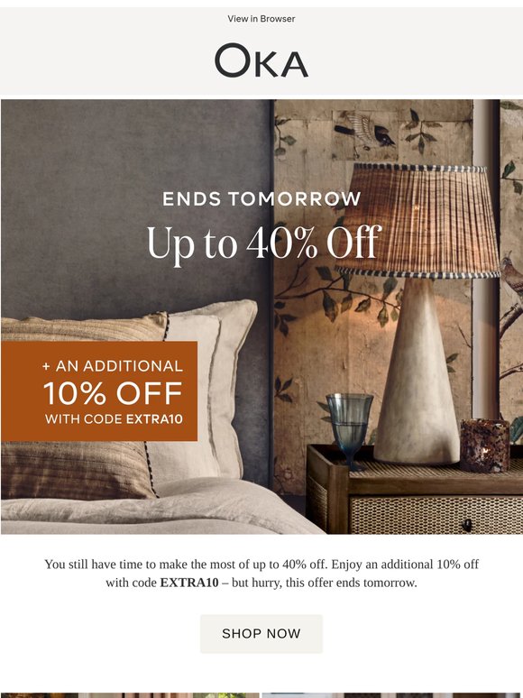 Additional 10% Off Sale