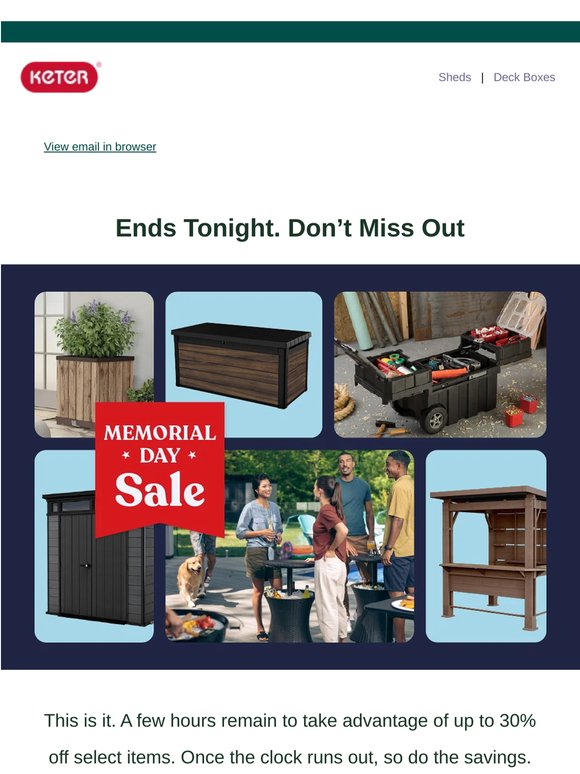 Last Chance: Up to 30% Off