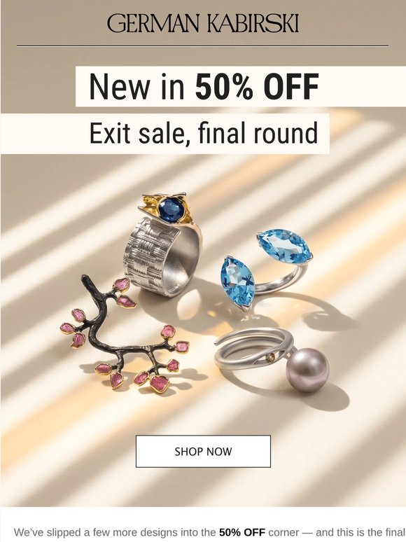 Exit sale ending soon