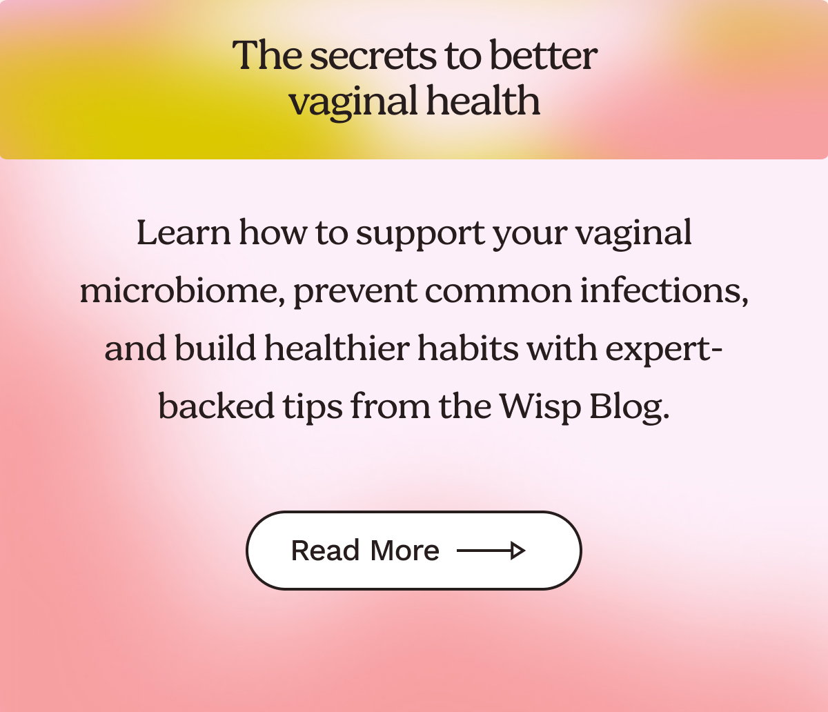 The secrets to better vaginal health 