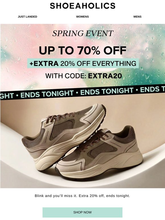 Ends Tonight | Extra 20% Off 🛍️