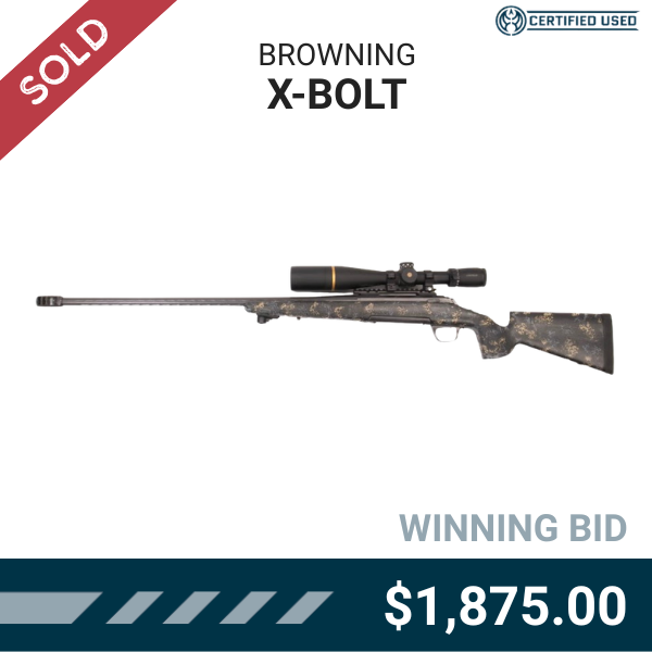 Recently Ended: BROWNING X-BOLT